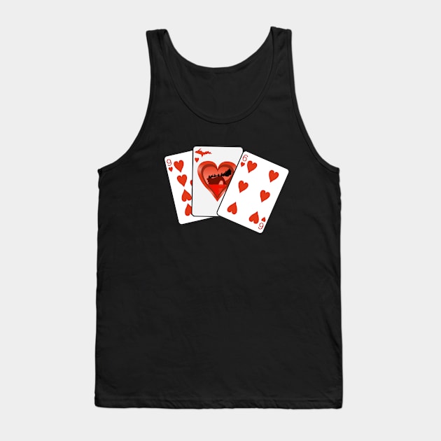 906 Hearts Lovers Leap Tank Top by Bruce Brotherton